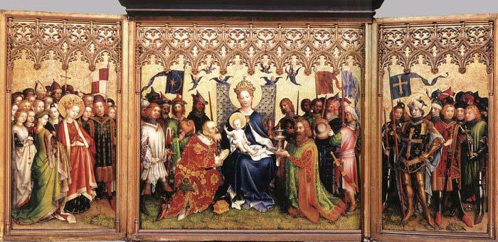 Stefan Lochner Altarpiece of the Patron Saints of Cologne China oil painting art